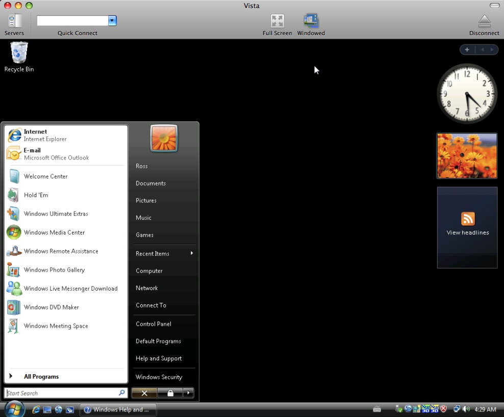 microsoft remote desktop for mac os x 10.6.8 desktop 6